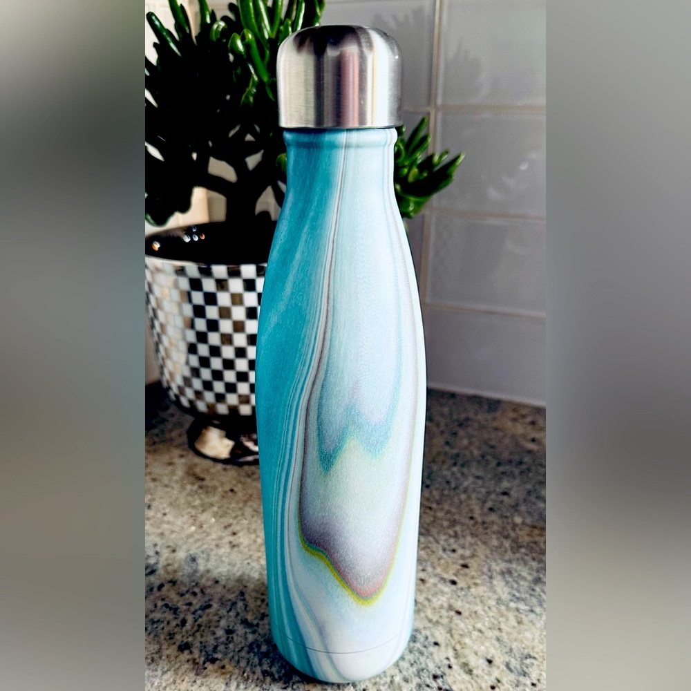 Simplemodern Stainless Steel Vacuum Water Bottle 17oz. Extra Sip Flip Cap